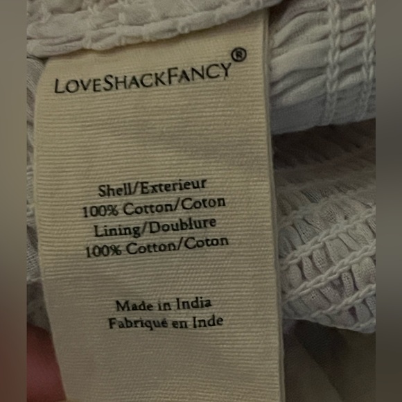 Loveshackfancy Sonora ruffle mini dress size Large NWOT - Picture 16 of 16